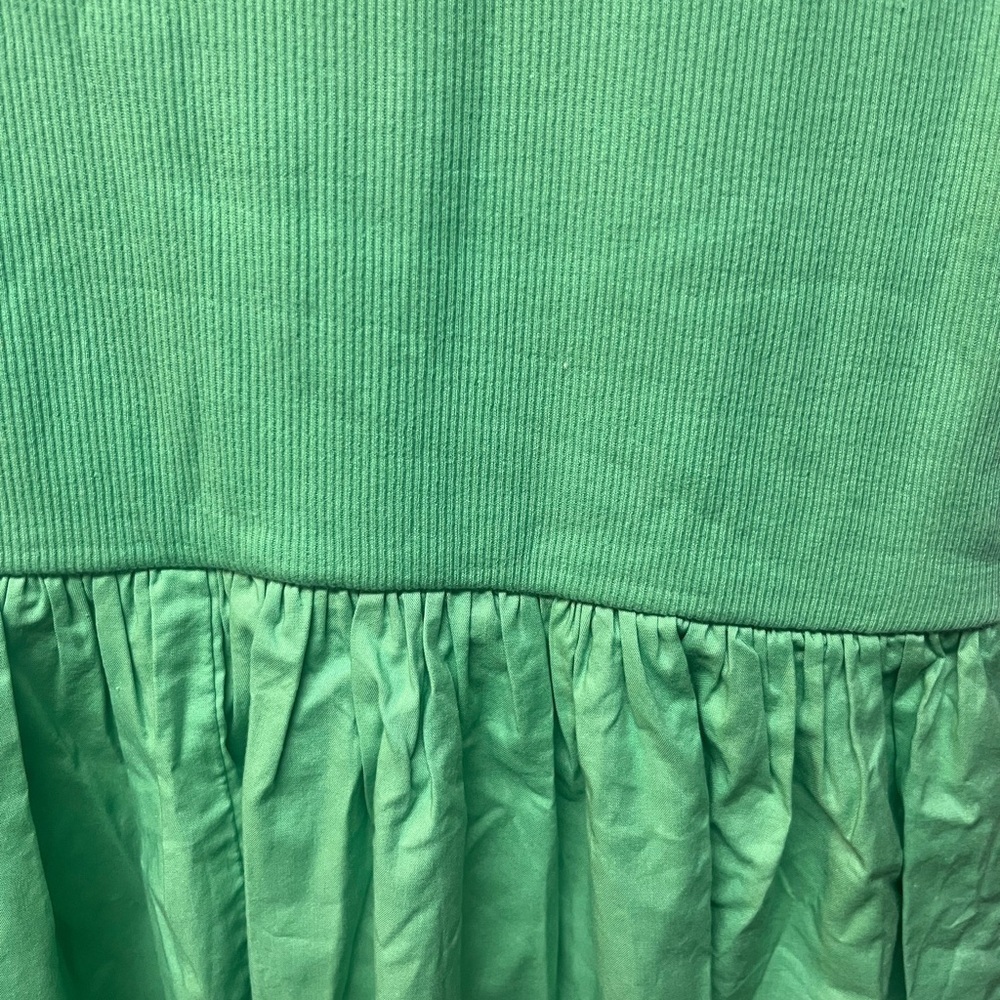 LOFT Casual Sleeveless Green Dress. Size Medium - Picture 4 of 4